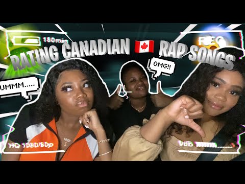 TORONTO GIRLS REACT TO RAP SONGS BY NEW TORONTO ARTISTS🇨🇦🎶 | *PART 1*