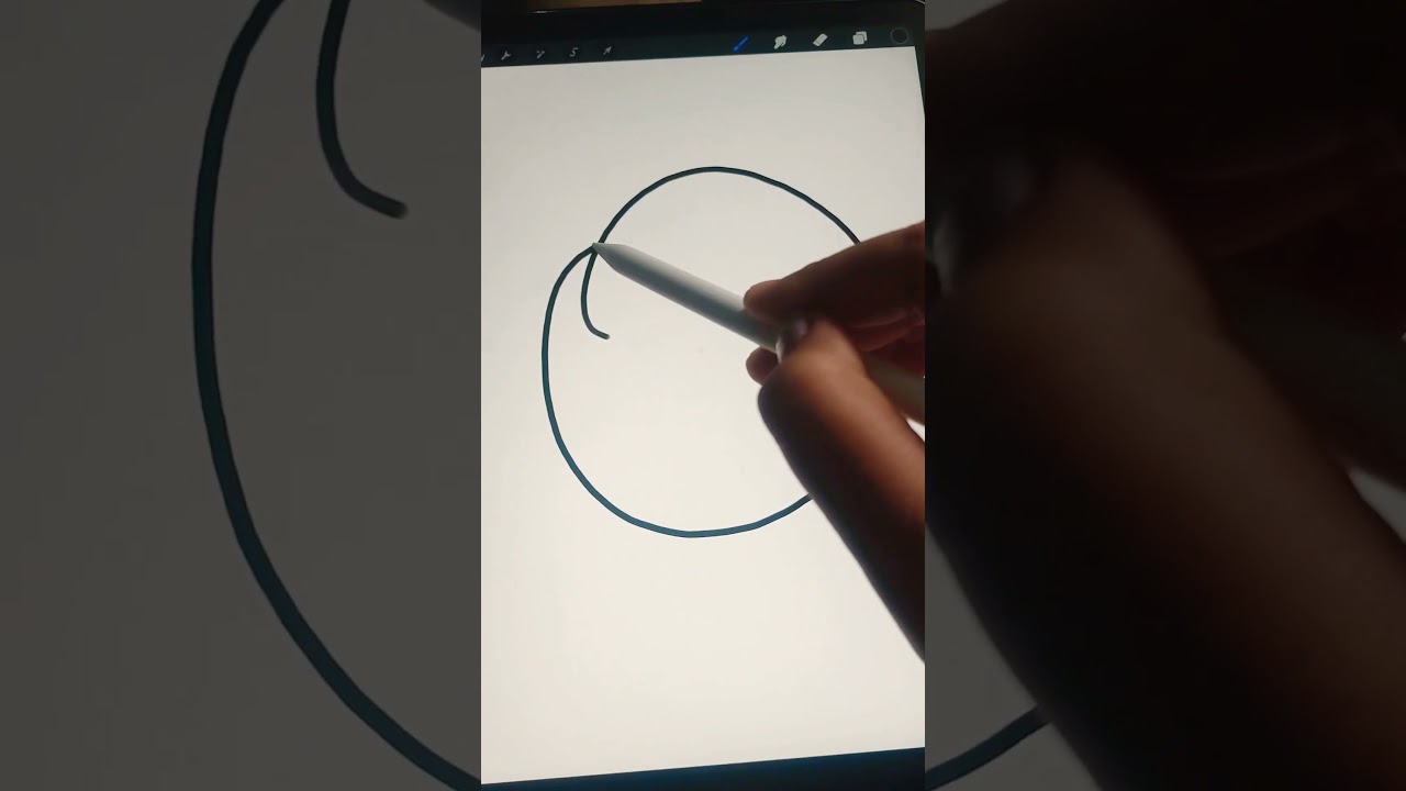 world book day | easy procreate art #shorts