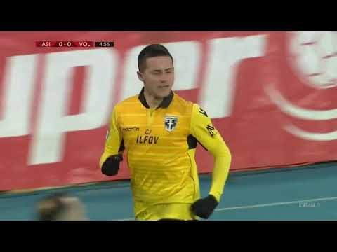 GOOOL! Poli Iași - Voluntari 0-1. Ivanov deschide scorul pentru oaspeți