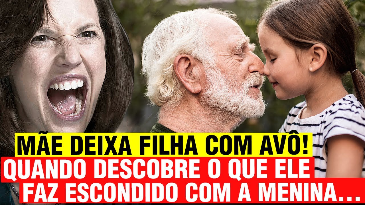 Mãe deixa filha com o avô e descobre que ele leva menina para quarto secreto! Chama a Polícia.