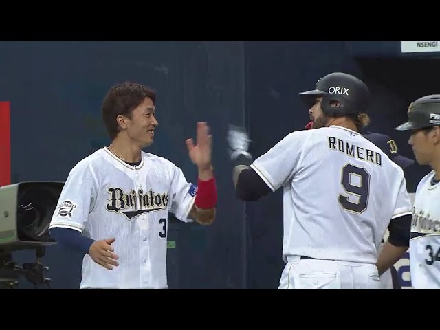 【6回裏】甘い球を逃さない!! バファローズ・ロメロがの同点14号2ラン!!!! 2018/7/3 Bs-M
