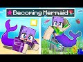 Friend Becomes a MERMAID in Minecraft!