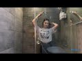 Cozy Shower Wetlook In Sweater And Jeans ️