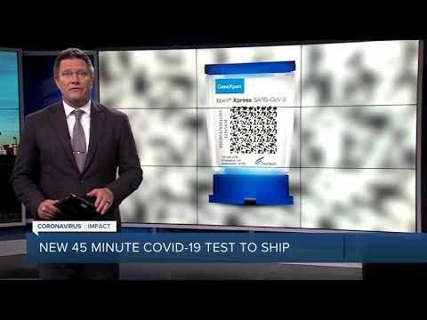 FDA approves new test to detect the coronavirus in 45 minutes