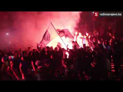 Radiosarajevo.ba: BH Fanaticosi zapalili Zenicu: Pogled iz zraka