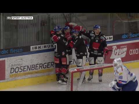 Highlights: EBEL - 4. Qualification Round: HC Innsbruck - EC VSV 2:1