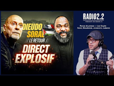 Dieudonné and Soral get 300,000 live views: Racism against non-Jews (Goyim)
