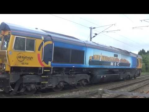66709 Sorento/MSC Shipping Pass Stowmarket Station LC (15/07/2017)