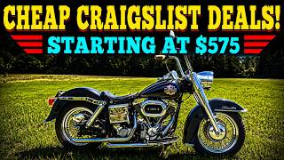 15 Affordable Classic Motorcycles Found on Craigslist!