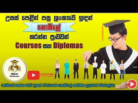 Top government free courses & Diplomas after A/L exam | free ...