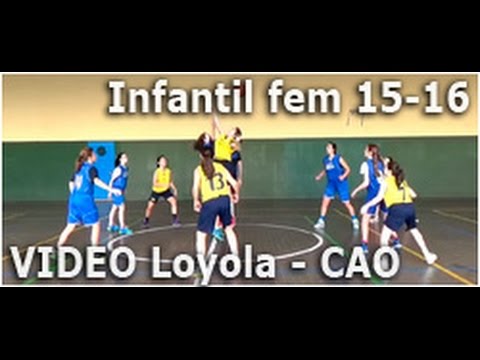 Infantil femenino 1ª 15-16 Loyola vs CAO