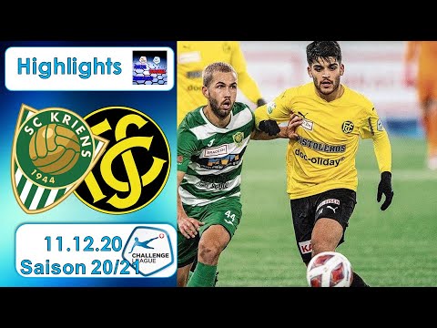 Highlights: SC Kriens vs FC Schaffhausen (11.12.2020)