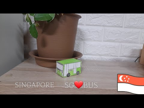SINGAPORE 🇸🇬 SG❤BUS (PAPER BUS)