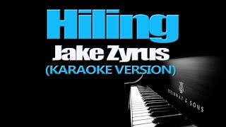 HILING - Jake Zyrus (KARAOKE VERSION)