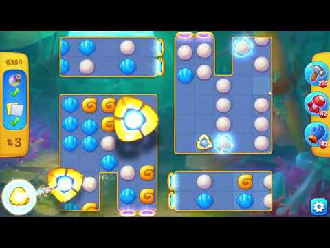 Fishdom 6354 Level - 10 moves - NO BooSTERS