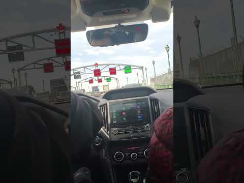 crossing  peace Bridge from  Buffalo #Amaar Creation #