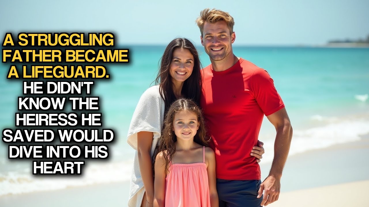 Struggling Father Became A Lifeguard. He Didn't Know The Heiress He Saved Would Dive Into His Heart