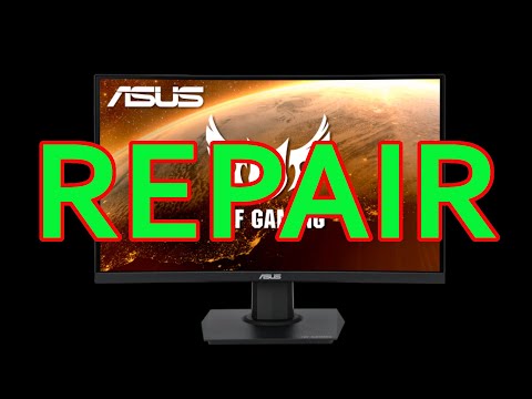 ASUS TUF Gaming VG24VQ Curved monitor repair