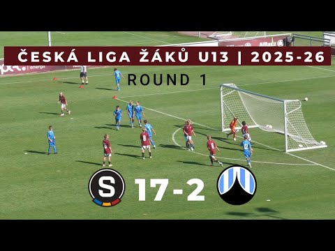Matchday 4 | AC Sparta Praha 17-2 FC Slovan Liberec | ČLŽ U13 - Round 1 | 2025-26