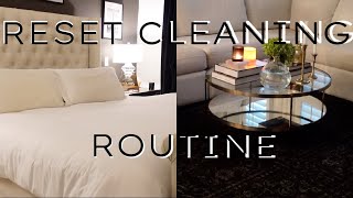 RESET CLEANING ROUTINE!