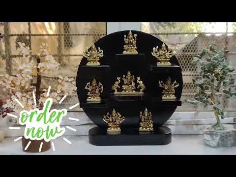 Ashtalakshmi 8 Forms of Hindu Goddess Mahalaxmi Set With Stand video
