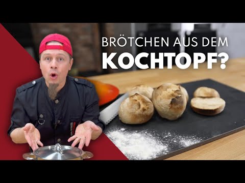Frische SONNTAGSBRÖTCHEN aus dem KOCHTOPF?
