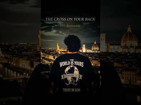 The Cross On Your Back Isn't Decoration.