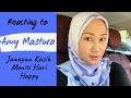 REACTION TO AMY MASTURA JAWAPAN KASIH MENITI HARI HAPPY