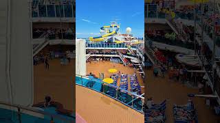 Carnival Dream vacation . Watching those beautiful sunsets and traveling the waters of the Bahamas.