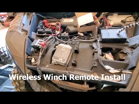 Wireless Winch Remote Install