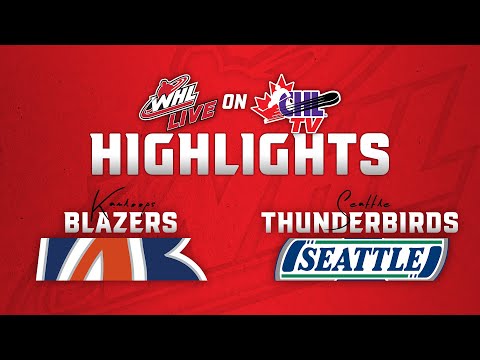 Kamloops Blazers at Seattle Thunderbirds 03/04 | WHL Highlights 2024-25