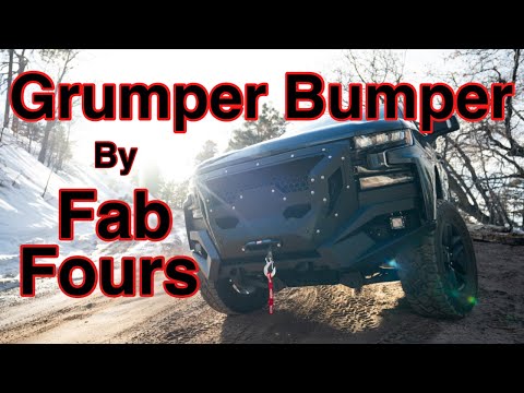 Fab Four Grumper Bumper Install on 19-21 Silverado. Complete Install with Winch, Lights, and Sensors