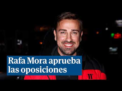 Rafa Mora aprueba las oposiciones con la nota más alta de su promoción