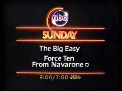 afbeelding ABC promos The Big Easy and Force Ten from Navarone 1983