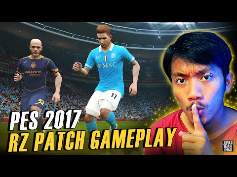 PES 2017 RZ PATCH 2025 GAMEPLAY - NAPOLI VS INTER MILAN - PES 2017 PC GAME