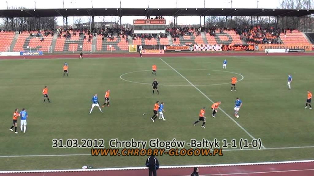 31.03.2012 Skrót meczu Chrobry G?ogów - Ba?tyk G...