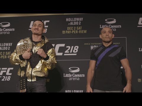 UFC 218: Holloway vs Aldo 2 - Media Day Faceoffs