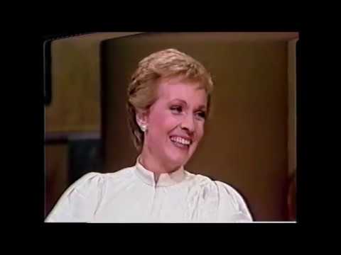 Julie Andrews on Late Night with Letterman, Febr  17, 1982