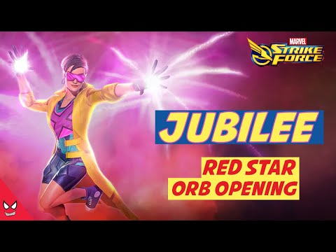 Jubilee Red Star orb opening - Marvel Strike Force MSF