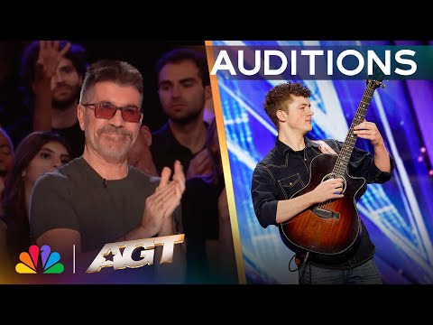 19-Year-Old Guitarist Silas Luke Jones Receives A Standing Ovation For "Misirlou" | AGT 2025