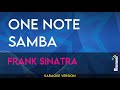 One Note Samba - Frank Sinatra (KARAOKE)