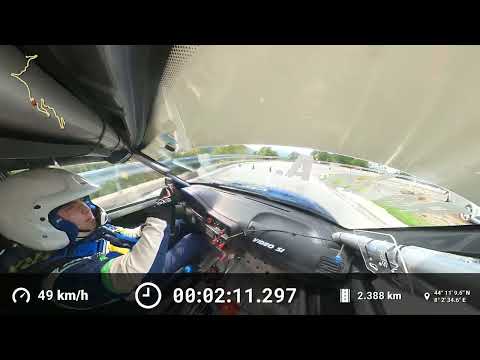 SLALOM GARESSIO/SAN BERNARDO 2022 - Alessandro Rozio Peugeot 106 s16-INSTA360ONEX2-TELEMETRY OVERLAY