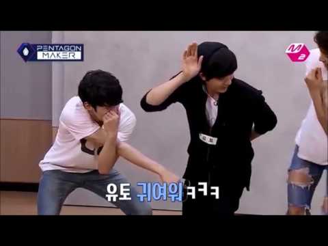 PENTAGON Funny Clip #11 - Japanese imitation of elephant.. by Yuto