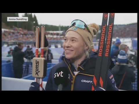 Nordiska Skid VM i Trondheim 2025 Sportnytt 7 3  Makalös Jonna Sundling i stafetten