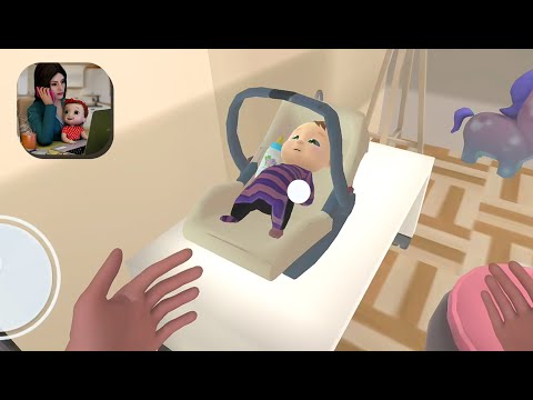 Mother's Office Job & Baby Life Simulator Part 9 - Put Baby on Crib (iOS,Android)