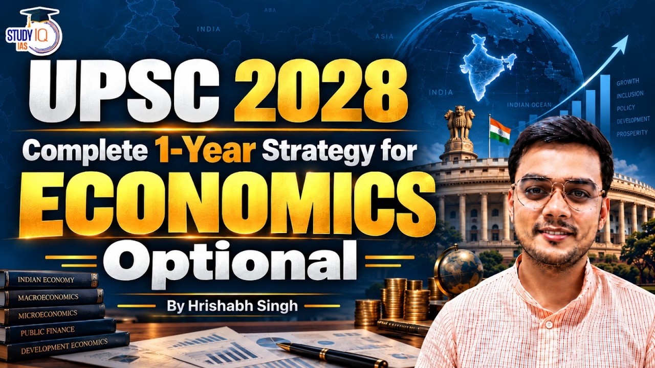 Economics Optional Preparation Strategy | 1 Year Plan for UPSC 2028 | Series