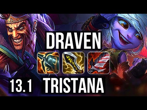 DRAVEN & Lux vs TRISTANA & Karma (ADC) | Penta, Legendary, 300+ games | KR Master | 13.1