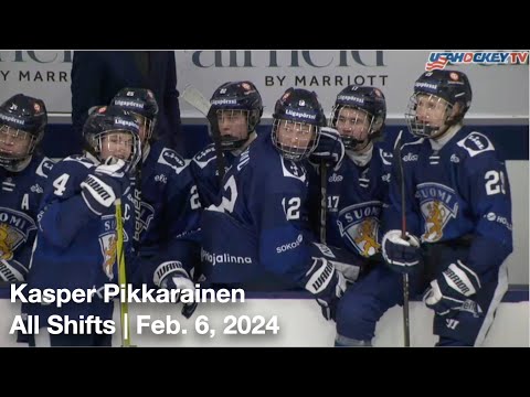 Kasper Pikkarainen (FIN29) | All Shifts | Finland vs. Sweden | 02 06 2024 | U18 Five Nations