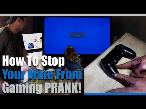 How To Stop Your Mate From Gaming PRANK!