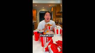 I Bought All The FOOD At KFC #Shorts